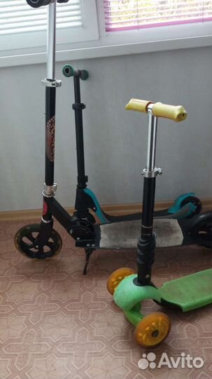 Самокаты трёх и двухколесные