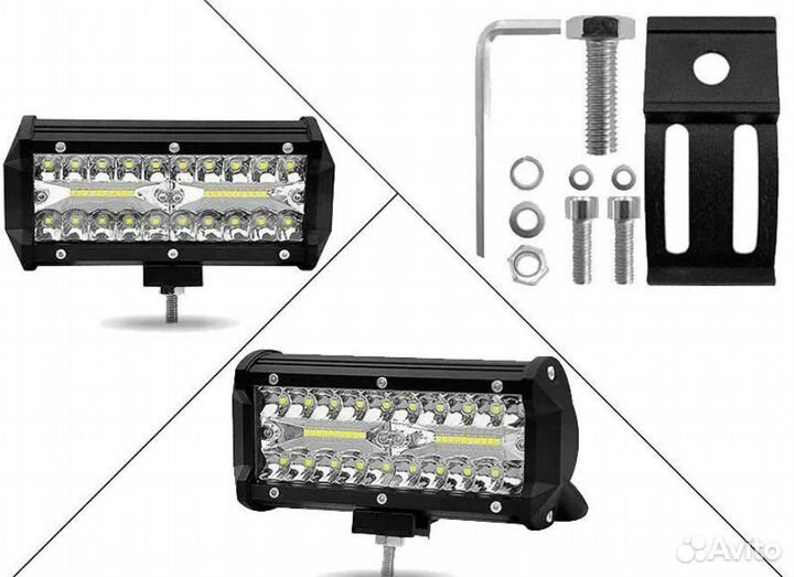 Фара противотуманки Камаз светодиодная 120w 16,8см