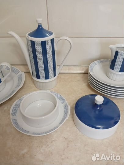 Сервиз чайно-кофейый volkstedt ГДР