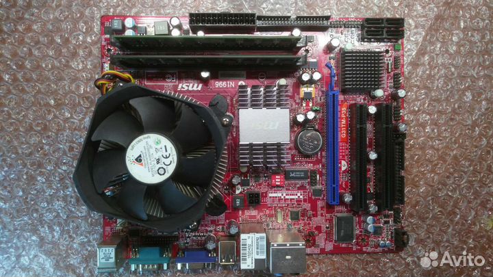 Материнская плата lga 775, комплект
