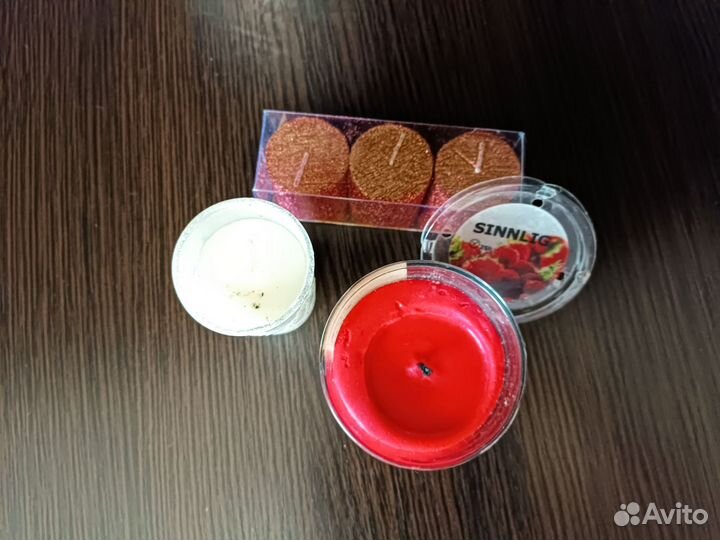 Подсвечник декоративный и свечи