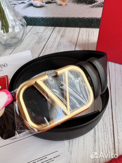 Ремень valentino натуральная кожа Люкс