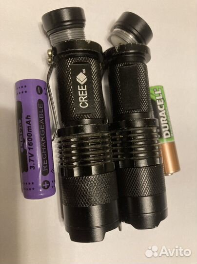 Фонарики светодиодные 2 шт