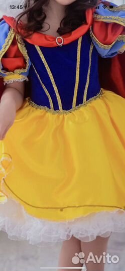 Новогодний костюм Белоснежки детский