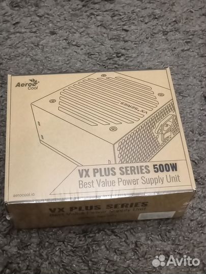 Блок питания aerocool vx plus 500w