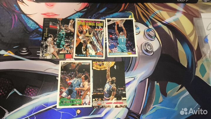 Баскетбольные карточки Larry Johnson