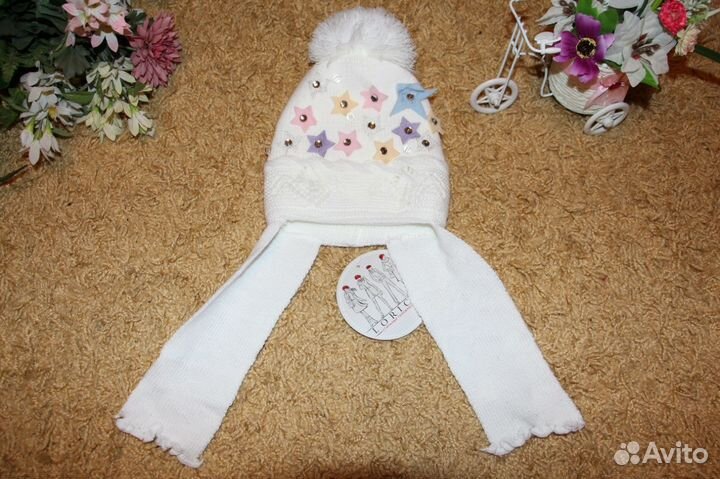 Новая шапка весна-осень, теплая зима 2-3-4-5 лет