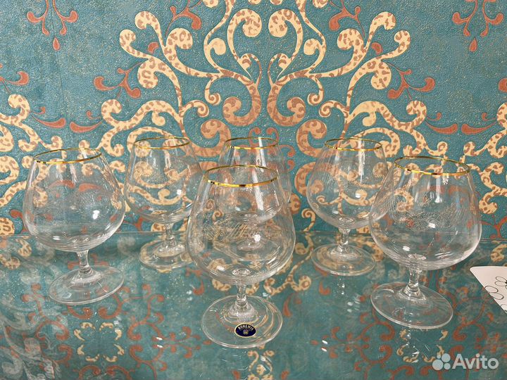 Фужеры богемия для коньяка