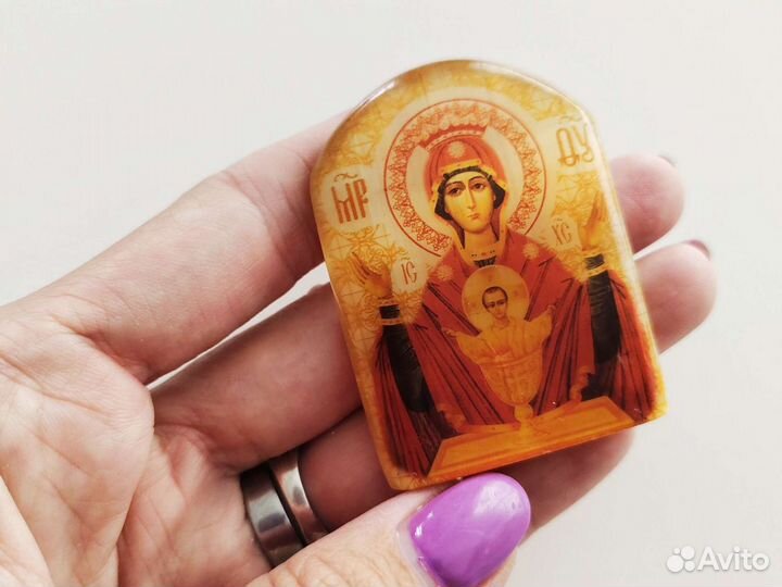 Икона Неупиваемая чаша из селенита