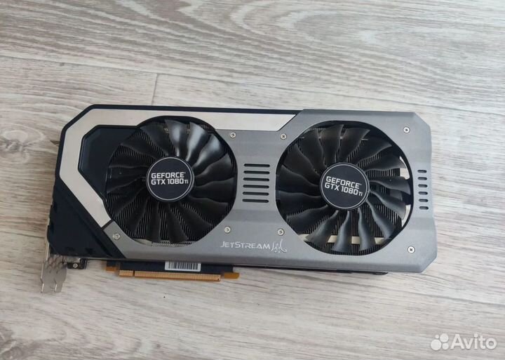 Видеокарта GTX 1080TI palit super jetstream 11гб