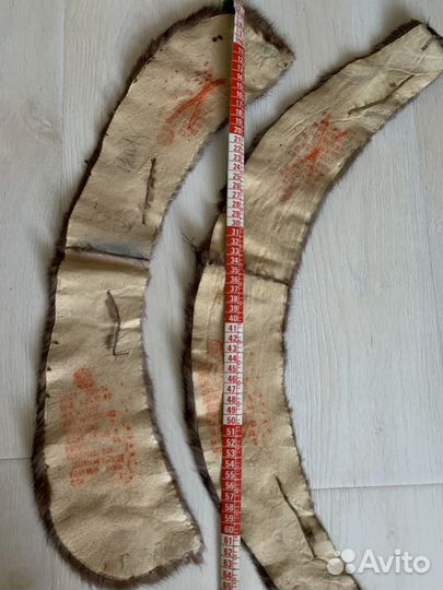 Шкурки норки (воротник, 2 шт.)