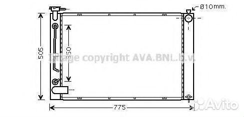 Радиатор TO2343 AVA