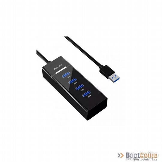 Концентратор KS-is KS-728 1xUSB 3.0 и 3xUSB 2.0