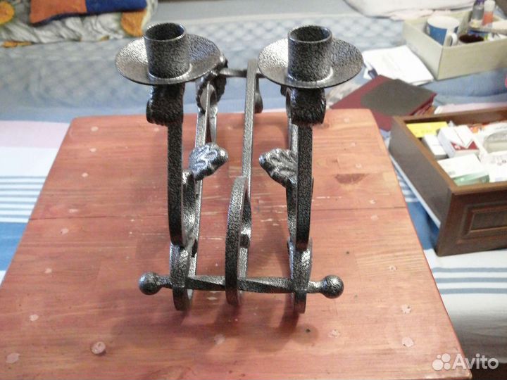 Подсвечник кованый