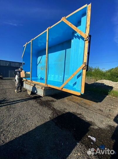 Бассейн из полипропилена 4м*3м*1,5м