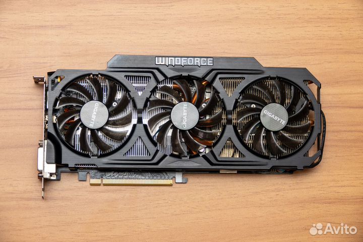 Видеокарта GV-770OC-2GD на запчасти/восстановление