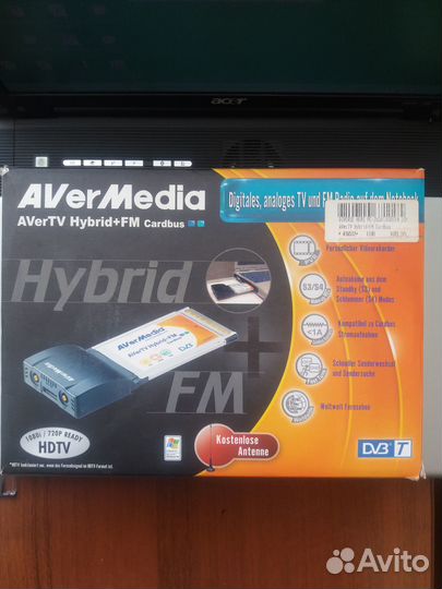 Avertv Hybrid+FM Cardbus гибридный TV- и FM-тюнер