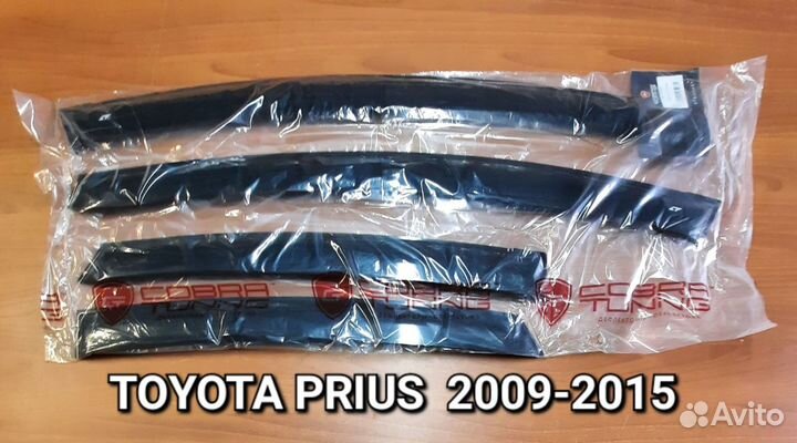 Дефлекторы окон Toyota Prius XW30 2009-2015