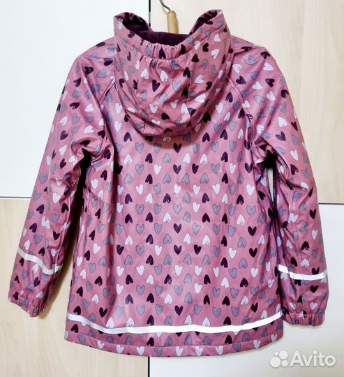 Куртка непромокаемая Lupilu на флисе 122-128