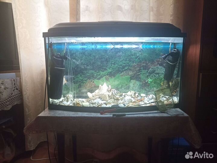 Аквариум с крышкой 100л