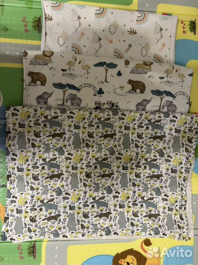 Пеленки детские непромокаемые, трикотажные пакетом