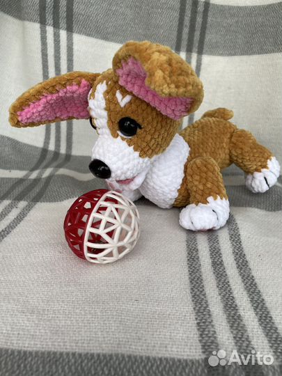 Игрушка ручной работы корги