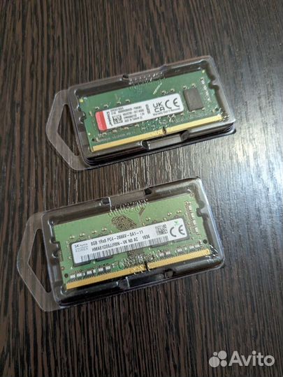 Оперативная для ноутбука 8gb + 8gb sodimm 2666hz