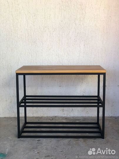 Обувница / банкетка в стиле лофт