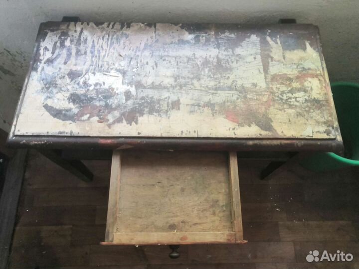 Банкетка-скамейка старинная в прихожую