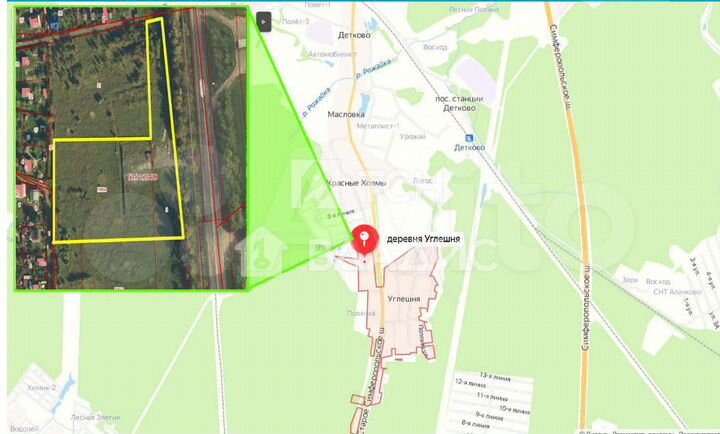 Участок 1,43 га (промназначения)