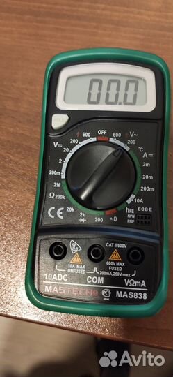 Мультиметр Mastech MAS838