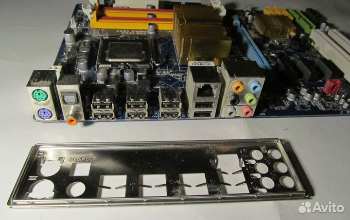 Материнская плата Gigabyte GA-EP45-DS3L и проц