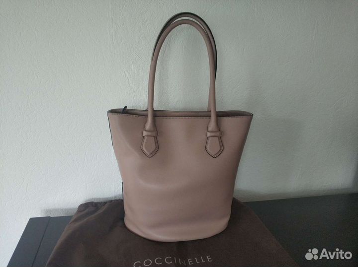 Сумка натуральная кожа италия coccinelle