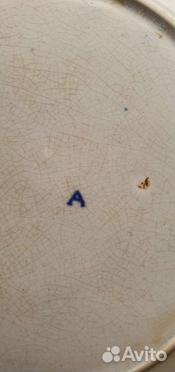 Старинная тарелка