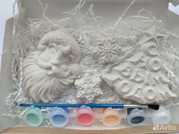 Гипсовые игрушки под раскраску