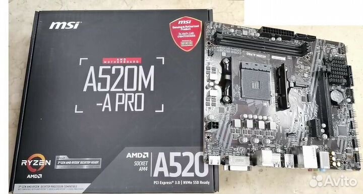 Комплект MSI A520M-A PRO + Ryzen 5 5600