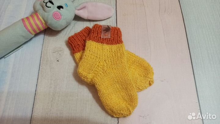 Носки,пинетки вязаные детские