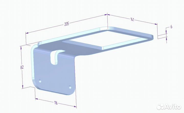 Кронштейн настенный для Яндекс Станция Макс