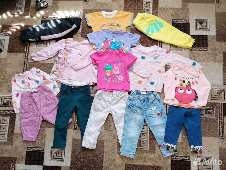 Одежда на девочку 86 92 пакетом