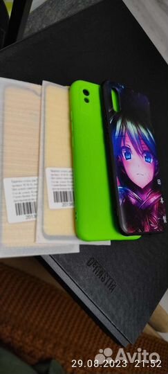 Защитное стекло + чехол 2 шт. на xiaomi redmi 9a