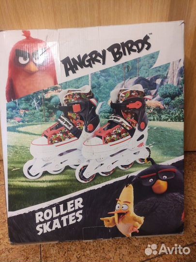 Роликовые коньки детские раздвижные 33-36