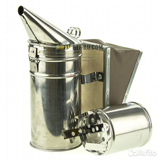 Дымарь пчеловода Н290 D105 (нж.,мех кожзам, стакан