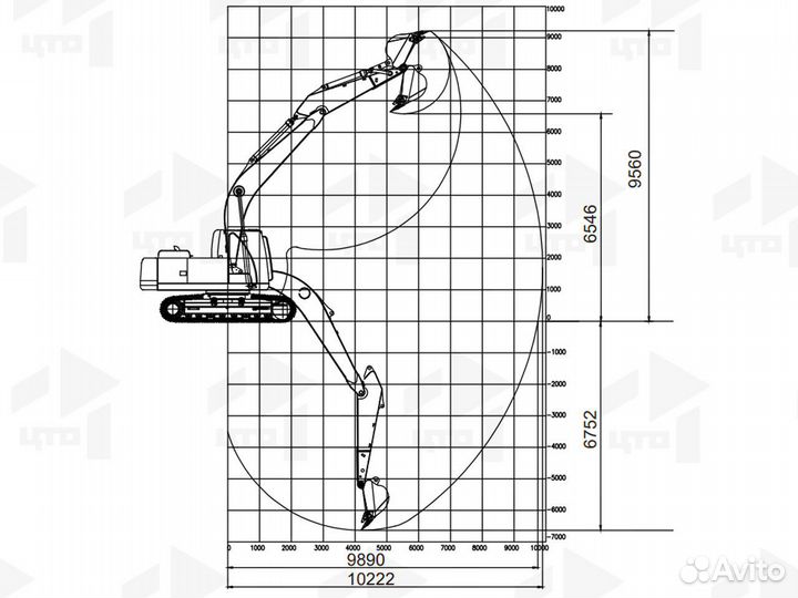 Гусеничный экскаватор Lonking CDM6245, 2023