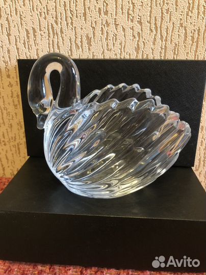 Ваза конфетница хрусталь