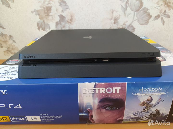 Гарантия/ Sony PlayStation Slim 1 Tb (CYH-2208B)