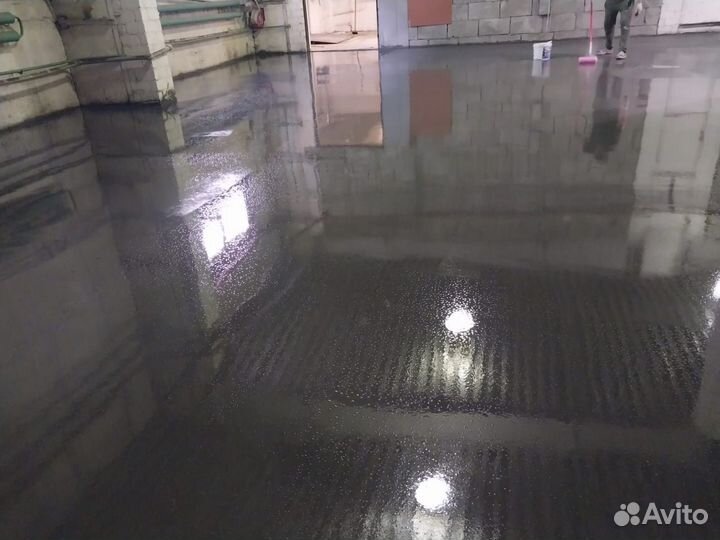 Бетонный пол в доме