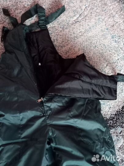Зимние брюки(полукомбинезон) 50-52