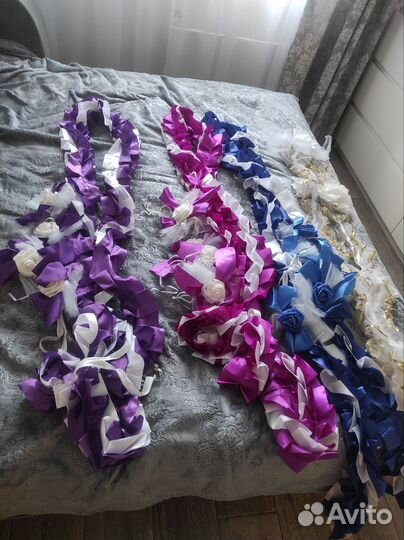 Украшения для машины на свадьбу