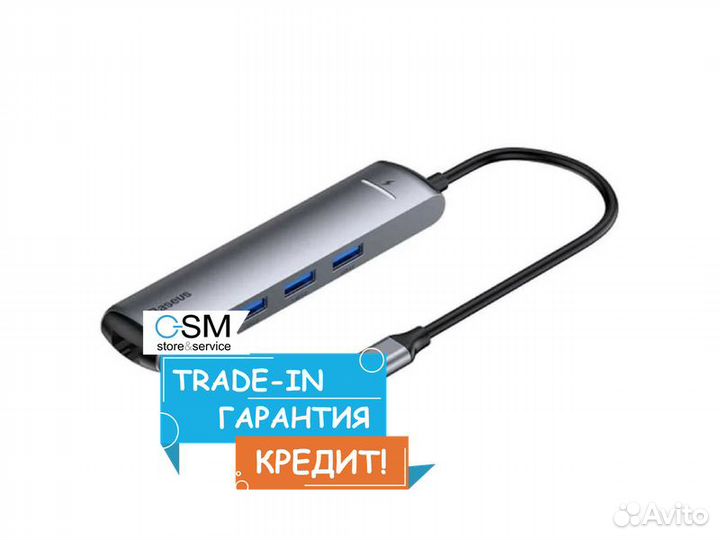 USB-концентратор Baseus Mechanical eye Six-in-one