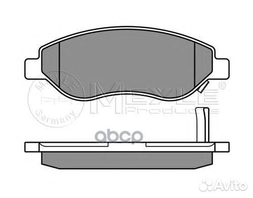 Колодки торм.пер. opel Corsa D 1,7 cdti 07/06